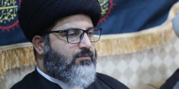 حضور فعال مدیر مجتمع عالی بین‌الملل حوزه‌های علمیه در دیدار اساتید و فضلای نجف با آیت‌الله علیرضا اعرافی
