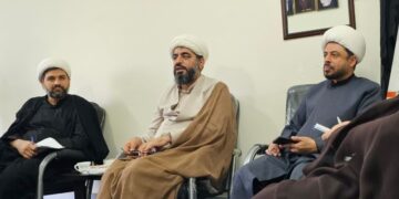 نشست هماهنگی اقدامات بین‌المللی مراسم تشییع قائد شهید امت برگزار شد.
